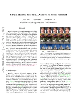 ReStyle: A Residual-Based StyleGAN Encoder via Iterative Refinement