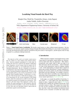 Localizing Visual Sounds the Hard Way