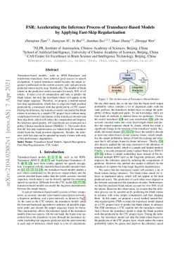 FSR: Accelerating the Inference Process of Transducer-Based Models by
  Applying Fast-Skip Regularization