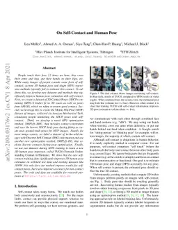 On Self-Contact and Human Pose