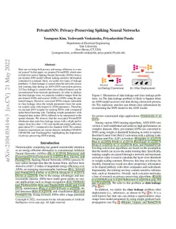 PrivateSNN: Privacy-Preserving Spiking Neural Networks