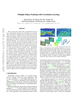 Multiple Object Tracking with Correlation Learning
