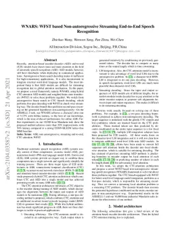 WNARS: WFST based Non-autoregressive Streaming End-to-End Speech
  Recognition