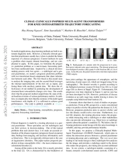 CLIMAT: Clinically-Inspired Multi-Agent Transformers for Knee
  Osteoarthritis Trajectory Forecasting