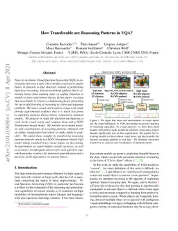 How Transferable are Reasoning Patterns in VQA?