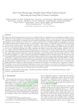 Does Your Dermatology Classifier Know What It Doesn't Know? Detecting
  the Long-Tail of Unseen Conditions