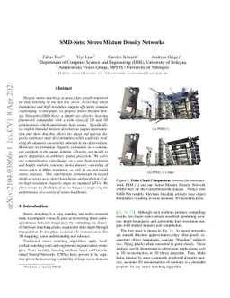 SMD-Nets: Stereo Mixture Density Networks