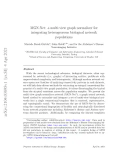 MGN-Net: a multi-view graph normalizer for integrating heterogeneous
  biological network populations