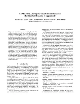 RAWLSNET: Altering Bayesian Networks to Encode Rawlsian Fair Equality of
  Opportunity