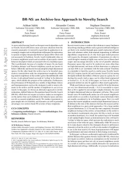 BR-NS: an Archive-less Approach to Novelty Search