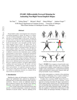 SNARF: Differentiable Forward Skinning for Animating Non-Rigid Neural
  Implicit Shapes
