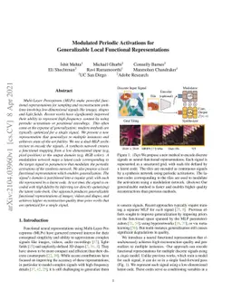 Modulated Periodic Activations for Generalizable Local Functional
  Representations