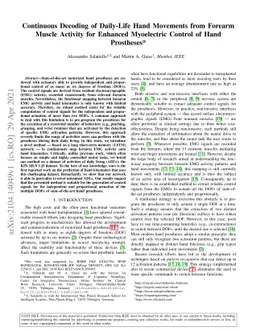 Continuous Decoding of Daily-Life Hand Movements from Forearm Muscle
  Activity for Enhanced Myoelectric Control of Hand Prostheses