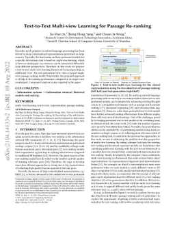 Text-to-Text Multi-view Learning for Passage Re-ranking