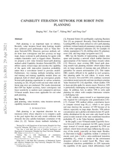 Capability Iteration Network for Robot Path Planning