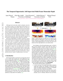 The Temporal Opportunist: Self-Supervised Multi-Frame Monocular Depth