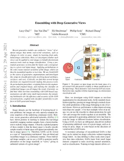 Ensembling with Deep Generative Views