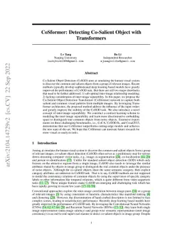 CoSformer: Detecting Co-Salient Object with Transformers
