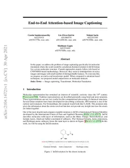 End-to-End Attention-based Image Captioning