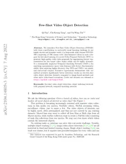 Few-Shot Video Object Detection