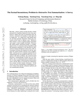 The Factual Inconsistency Problem in Abstractive Text Summarization: A
  Survey