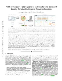 PSEUDo: Interactive Pattern Search in Multivariate Time Series with
  Locality-Sensitive Hashing and Relevance Feedback