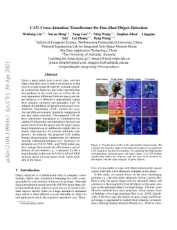 CAT: Cross-Attention Transformer for One-Shot Object Detection