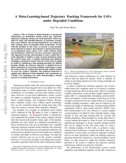 A Meta-Learning-based Trajectory Tracking Framework for UAVs under
  Degraded Conditions