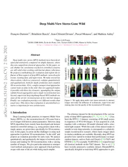 Deep Multi-View Stereo gone wild