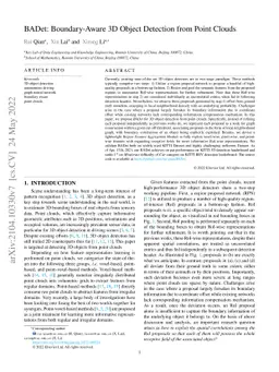 BADet: Boundary-Aware 3D Object Detection from Point Clouds