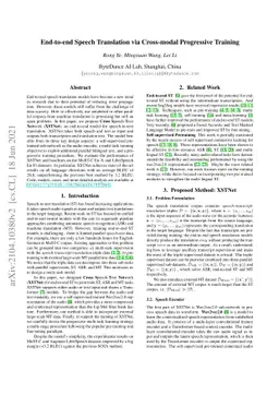 End-to-end Speech Translation via Cross-modal Progressive Training