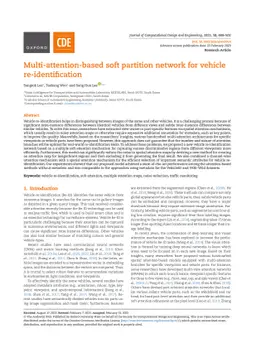 Multi-Attention-Based Soft Partition Network for Vehicle
  Re-Identification