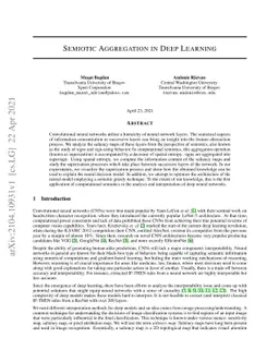 Semiotic Aggregation in Deep Learning