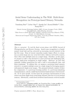 Aerial Scene Understanding in The Wild: Multi-Scene Recognition via
  Prototype-based Memory Networks