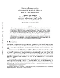 Eccentric Regularization: Minimizing Hyperspherical Energy without
  explicit projection
