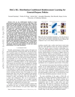 DisCo RL: Distribution-Conditioned Reinforcement Learning for
  General-Purpose Policies