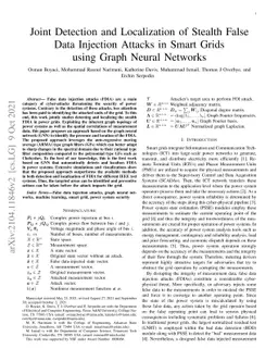 Joint Detection and Localization of Stealth False Data Injection Attacks
  in Smart Grids using Graph Neural Networks