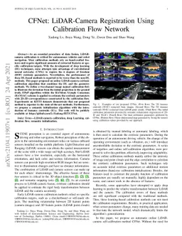 CFNet: LiDAR-Camera Registration Using Calibration Flow Network