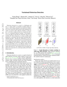 Variational Pedestrian Detection