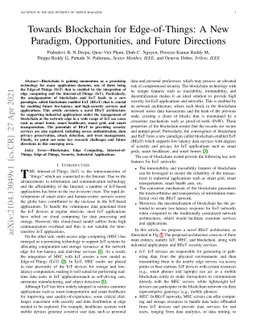 Toward Blockchain for Edge-of-Things: A New Paradigm, Opportunities, and
  Future Directions