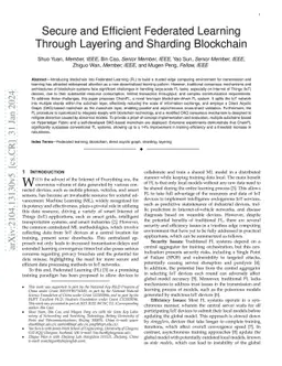 Secure and Efficient Federated Learning Through Layering and Sharding
  Blockchain