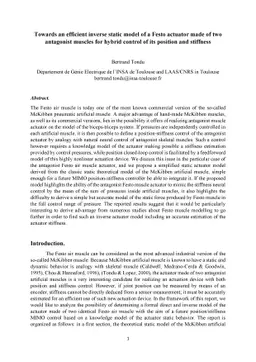 Towards an efficient inverse static model of a Festo actuator made of
  two antagonist muscles for hybrid control of its position and stiffness