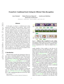 FrameExit: Conditional Early Exiting for Efficient Video Recognition