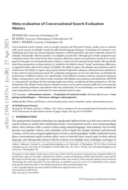Meta-evaluation of Conversational Search Evaluation Metrics