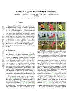 KAMA: 3D Keypoint Aware Body Mesh Articulation