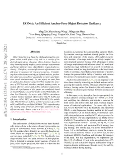 PAFNet: An Efficient Anchor-Free Object Detector Guidance