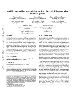 AMSS-Net: Audio Manipulation on User-Specified Sources with Textual
  Queries