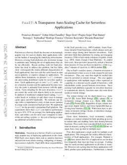 Faa$T: A Transparent Auto-Scaling Cache for Serverless Applications