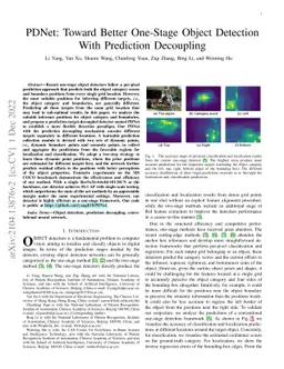 PDNet: Toward Better One-Stage Object Detection With Prediction
  Decoupling