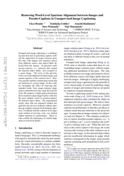 Removing Word-Level Spurious Alignment between Images and
  Pseudo-Captions in Unsupervised Image Captioning